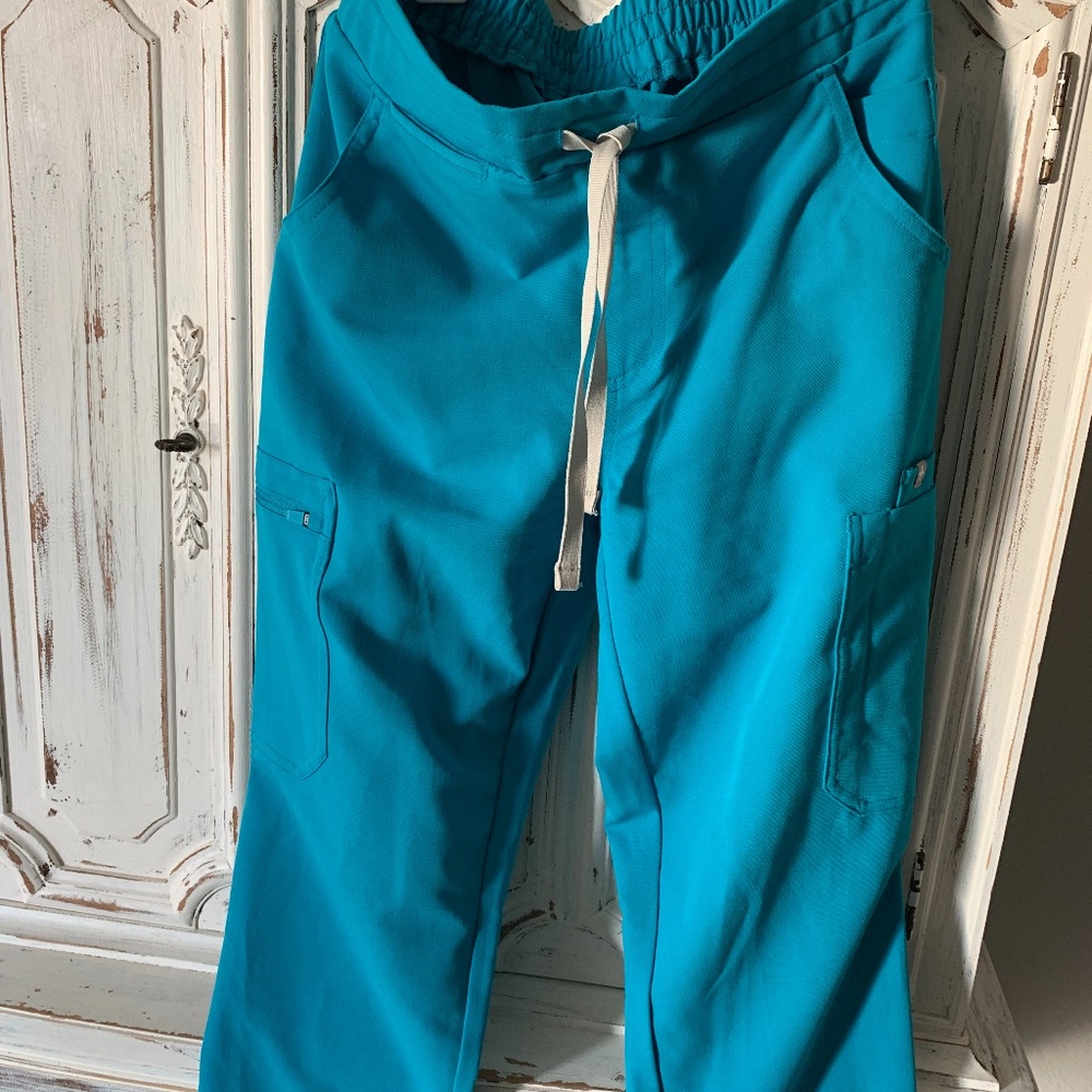 Teal Yola figs pant